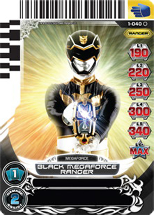 Black Megaforce Ranger 040
